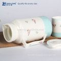 7pcs Pot And Mug Plain White Ceramic Tea Set, Promotional Antique Tea Set